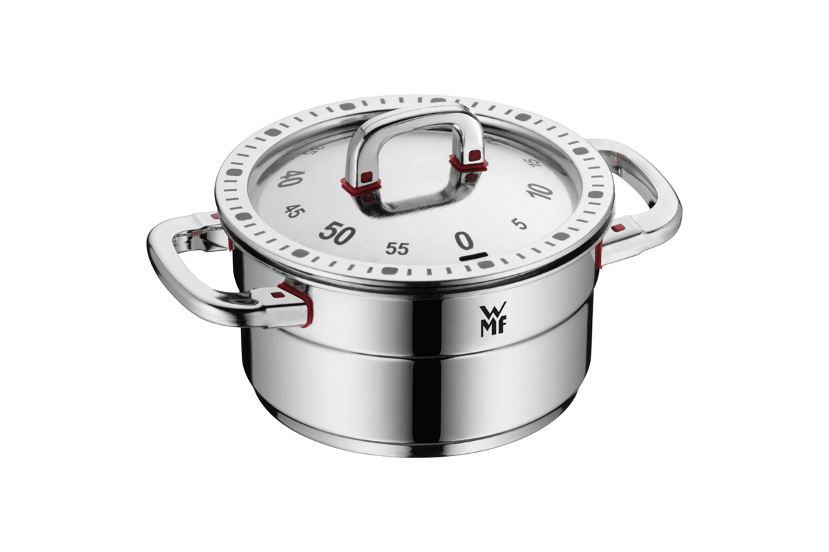 Minutka WMF Premium One ve tvaru hrnce 799766040 Nerezová