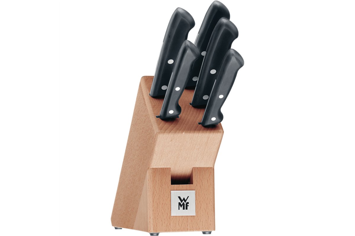 Sada nožů WMF Classic Line 1874699990 5 ks + blok