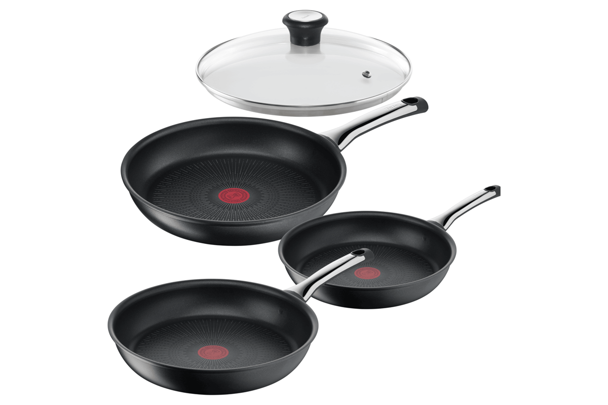 Akční set pánví Tefal Excellence klasická 30, 26, 22 cm a poklice 30 cm
