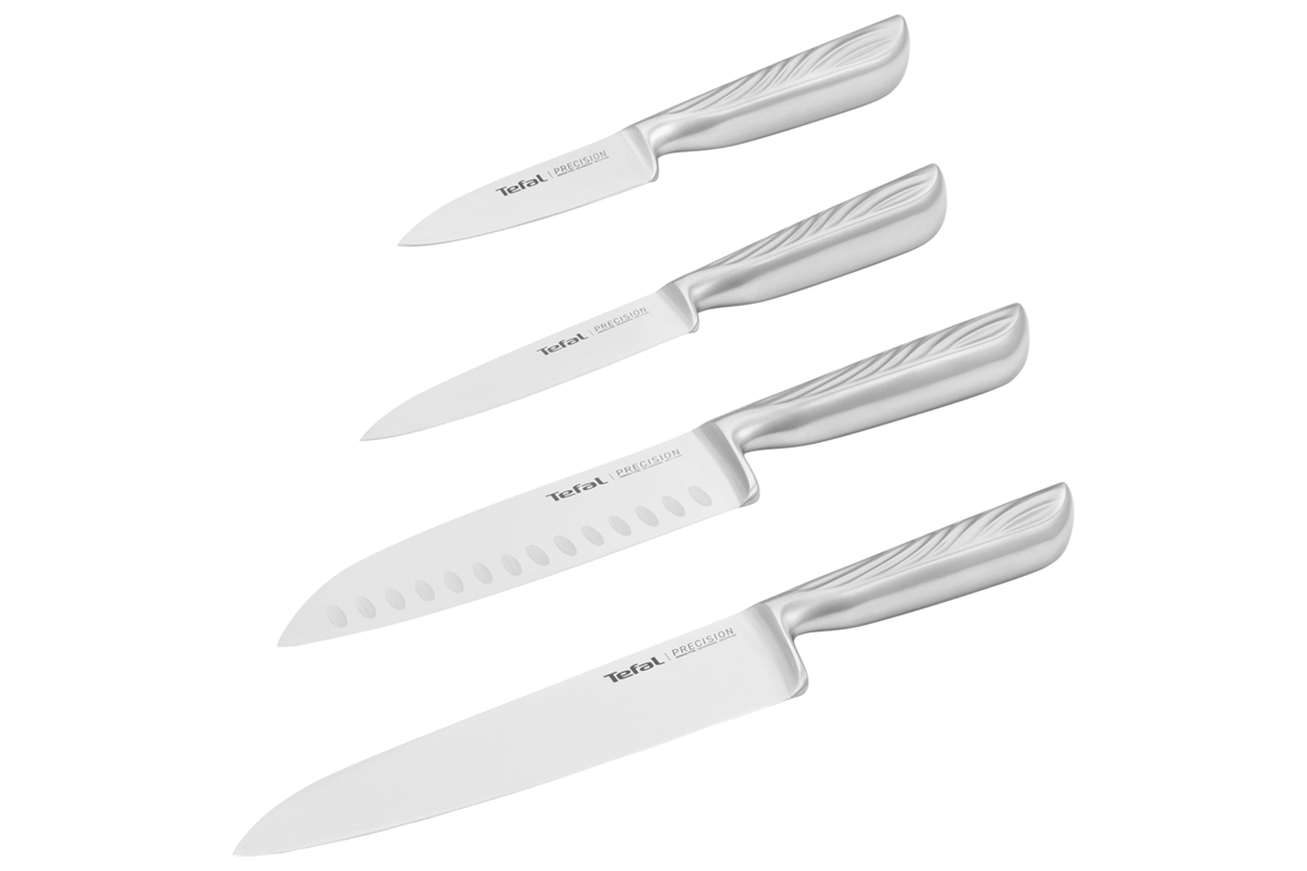 Akční set nožů Tefal Precision na zeleninu, univerzální, santoku a kuchyňský