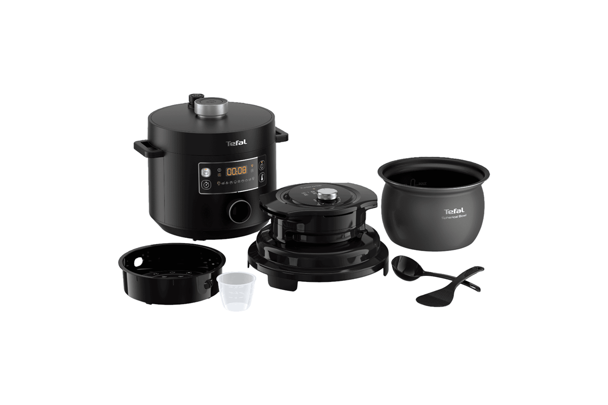 Elektrický tlakový hrnec Tefal Turbo Cuisine+ Crispy CY75X8F0 Černá (obrázek 4)