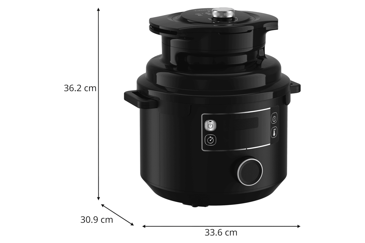Elektrický tlakový hrnec Tefal Turbo Cuisine+ Crispy CY75X8F0 Černá (obrázek 5)