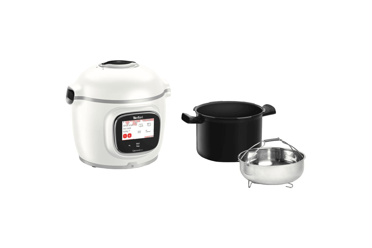 Multifunkční elektrický tlakový hrnec Tefal Cook4me Touch Pro CY9441F2 Bílý + příslušenství