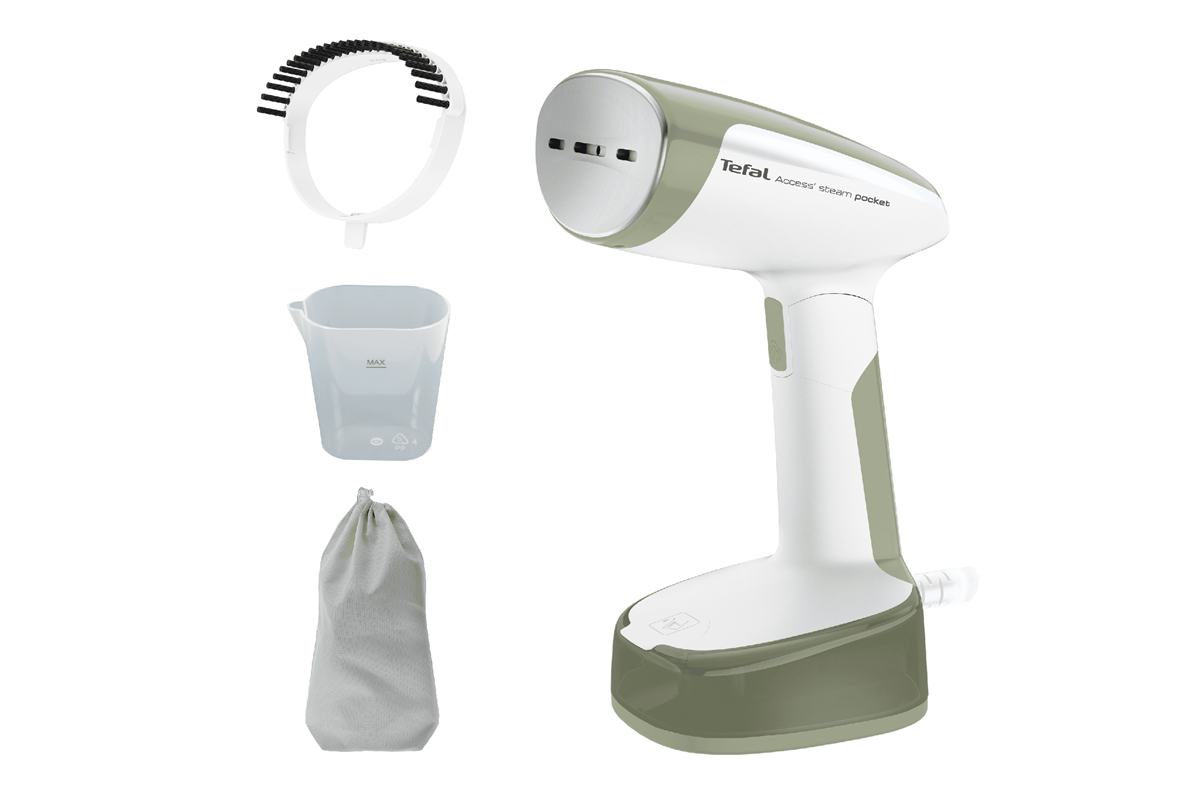 Napařovač oděvů Tefal Access'Steam Pocket DT3053E1 Lišejníková zelená/Bílá