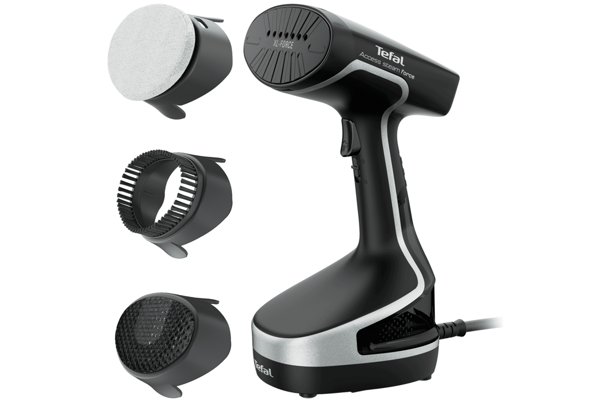 Napařovač oděvů Tefal Access Steam Force DT8270E1 Stříbrný/Černý