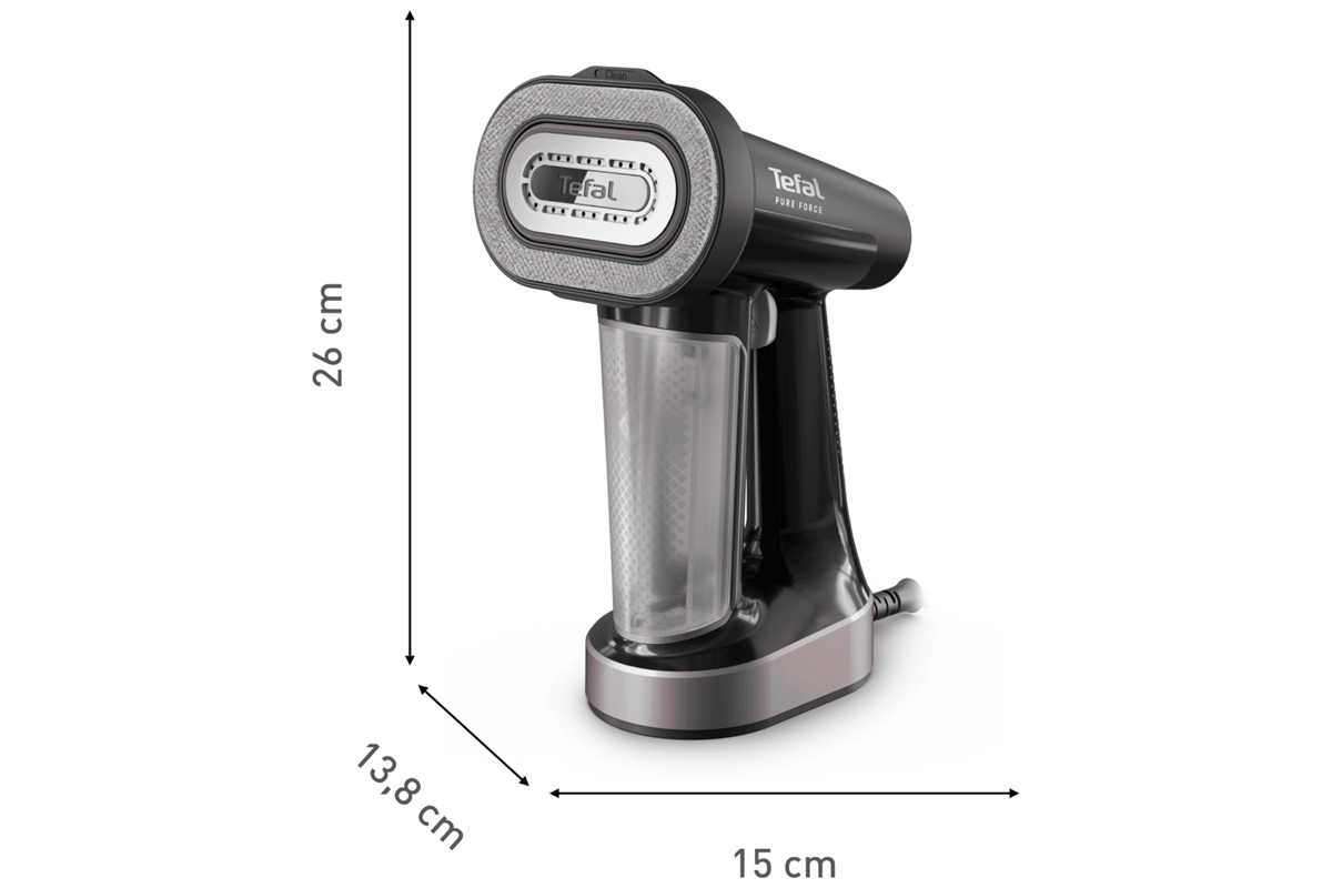 Napařovač, žehlička a čistič oděvů 3v1 Tefal Pure Force DT8765E0 Skořicově růžový/Černý (obrázek 5)