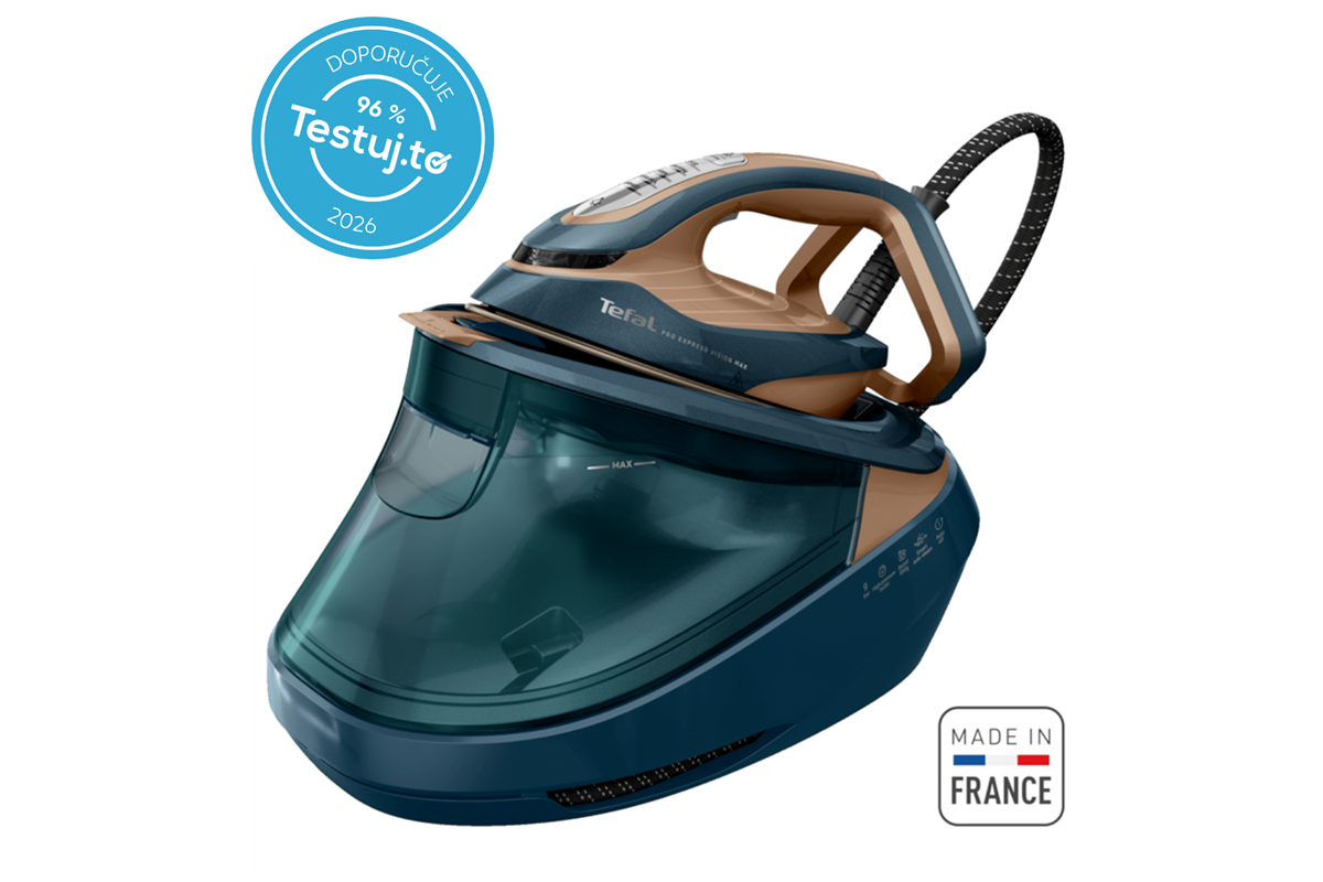 Parní generátor Tefal Pro Express Vision Max GV9920E0 Měděná/Modrá