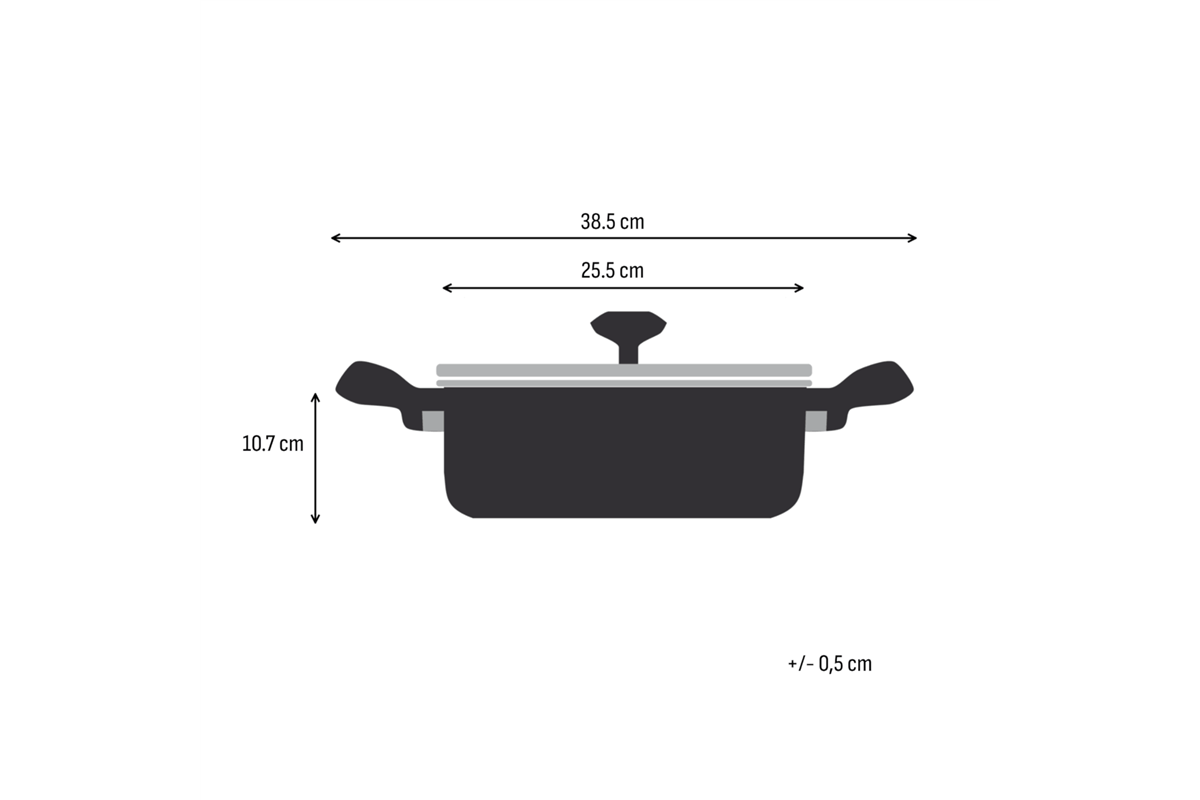Nízký kastrol Tefal Emotion+ 24 cm E3067045 (obrázek 3)