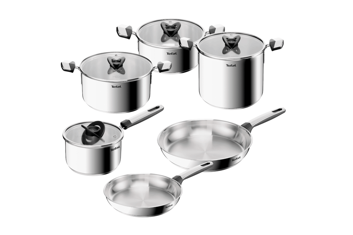 Sada nádobí Tefal Emotion+ 10 ks E335SA45