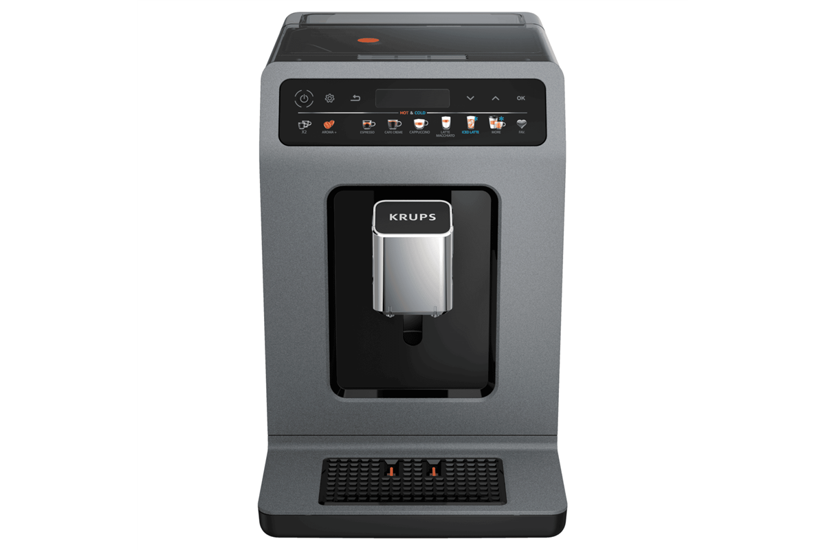 Automatický kávovar KRUPS Evidence Hot & Cold EA898GF0 Šedý/Černý (obrázek 4)