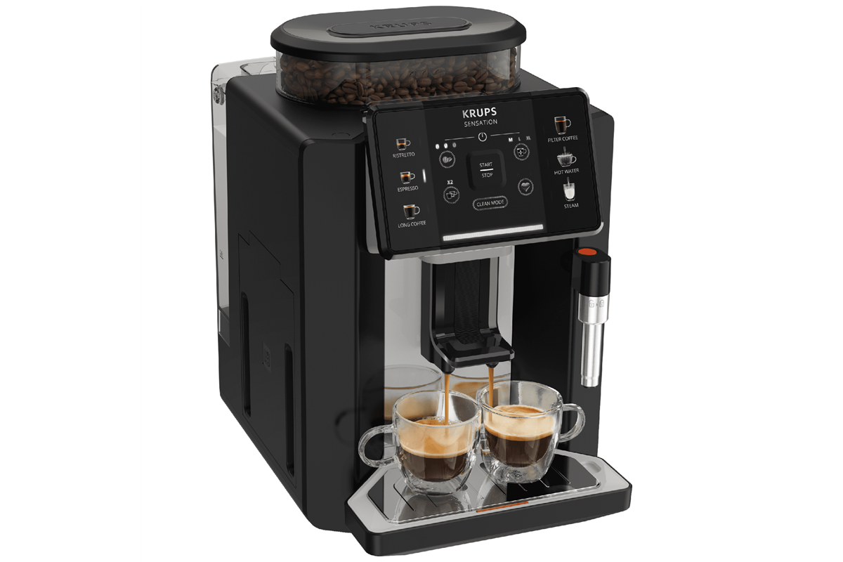 Automatický kávovar KRUPS Sensation C10 EA910A10 Černý - Home