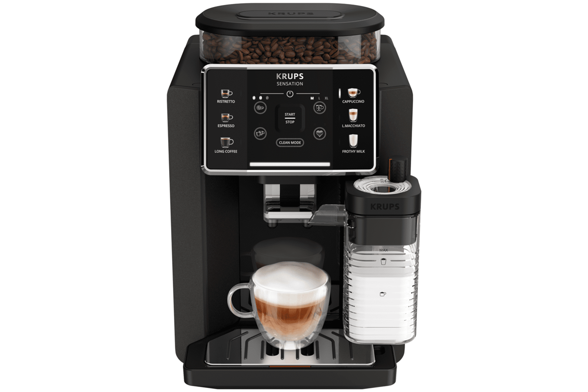 Automatický kávovar KRUPS Sensation Milk EA912910 Tmavě šedý/Černý (obrázek 4)