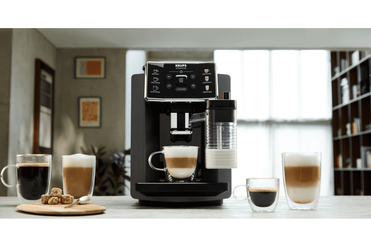 Automatický kávovar KRUPS Sensation Milk EA912910 Tmavě šedý/Černý (obrázek 10)