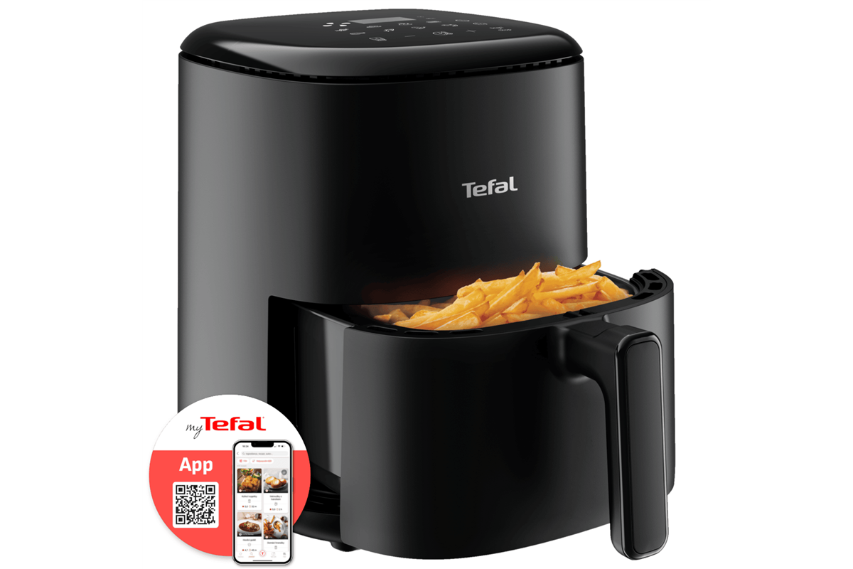 Horkovzdušná fritéza Tefal Easy Fry Compact EY145810 Černá