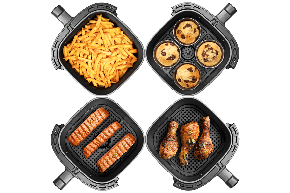 Horkovzdušná fritéza Tefal Easy Fry Compact EY145810 Černá (obrázek 6)