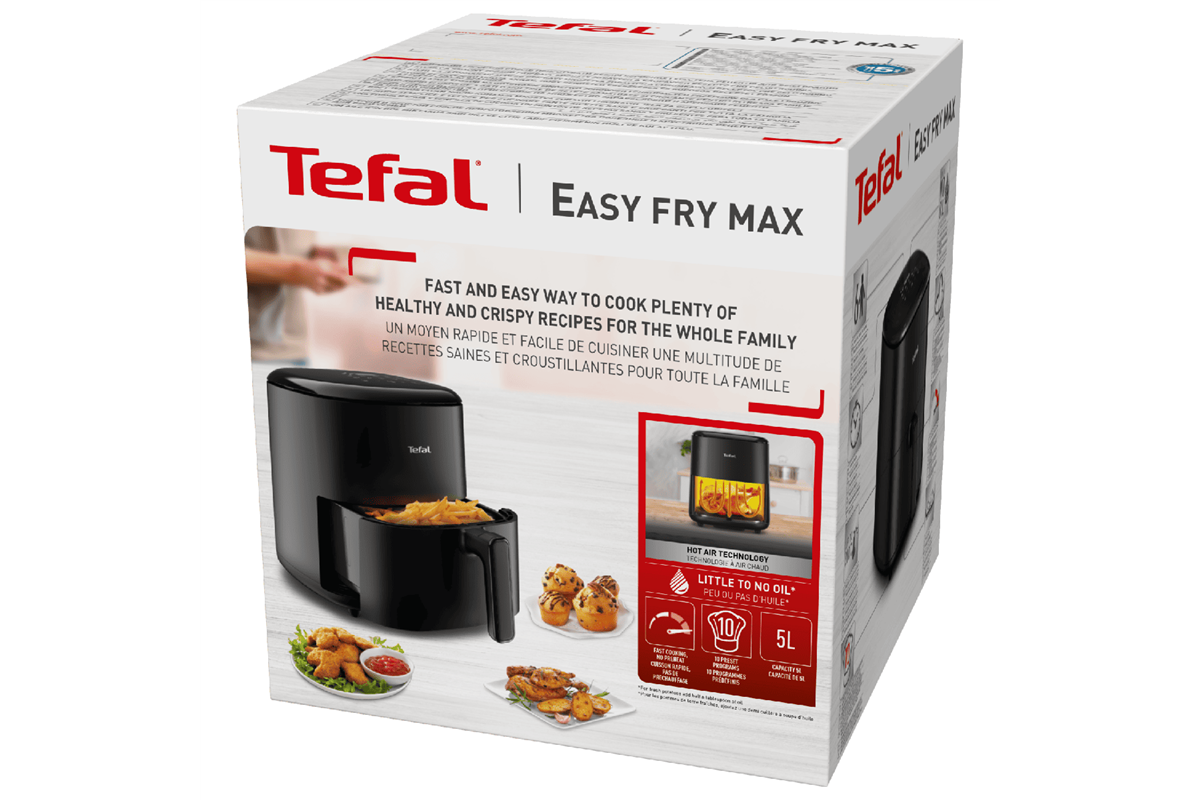 Akční set horkovzdušné fritézy Tefal Easy Fry Max EY245B10 a tepovače Rowenta Clean It IN5011F0 (obrázek 8)