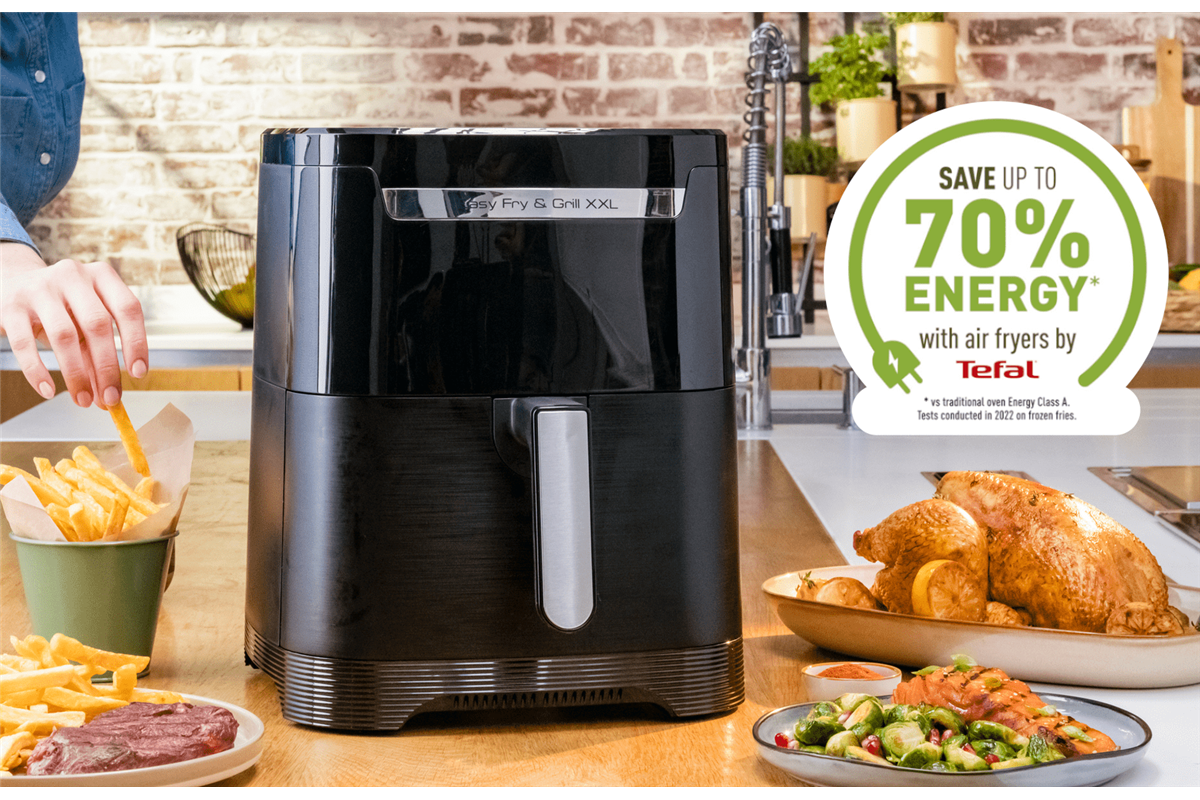 Horkovzdušná fritéza Tefal Easy Fry & Grill XXL 2v1 EY801815 Černá (obrázek 9)