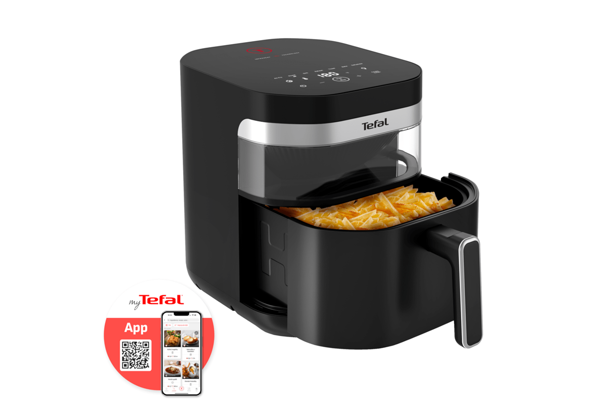 Horkovzdušná fritéza Tefal Easy Fry Infrared EY8328E0 Černá