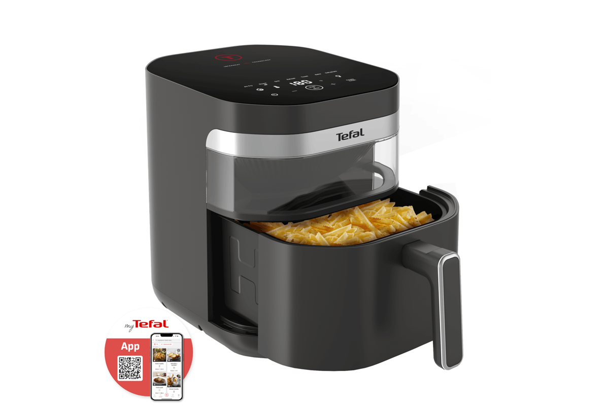 Horkovzdušná fritéza Tefal Easy Fry Infrared EY832HE0 Tmavě šedá