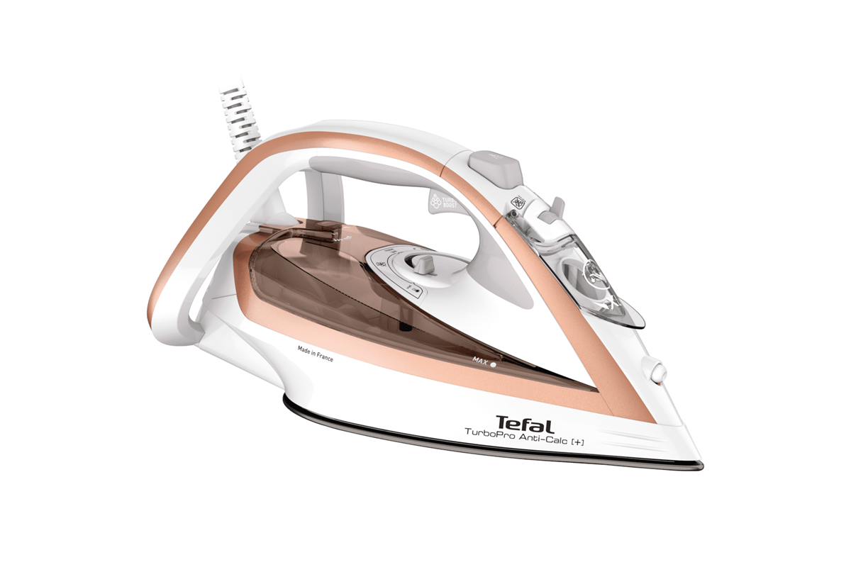 Napařovací žehlička Tefal Turbo Pro FV5697E1 Růžová/Bílá