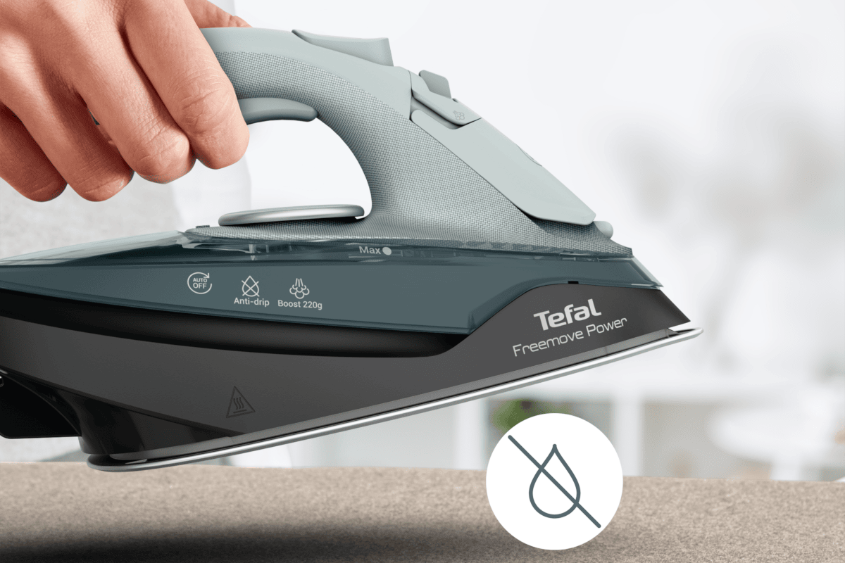 Bezdrátová napařovací žehlička Tefal Freemove POWER FV6670E0 Eukalyptová/Černá (obrázek 7)