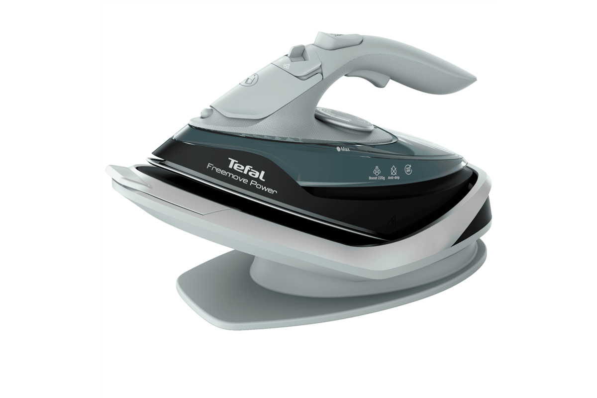 Bezdrátová napařovací žehlička Tefal Freemove POWER FV6670E0 Eukalyptová/Černá