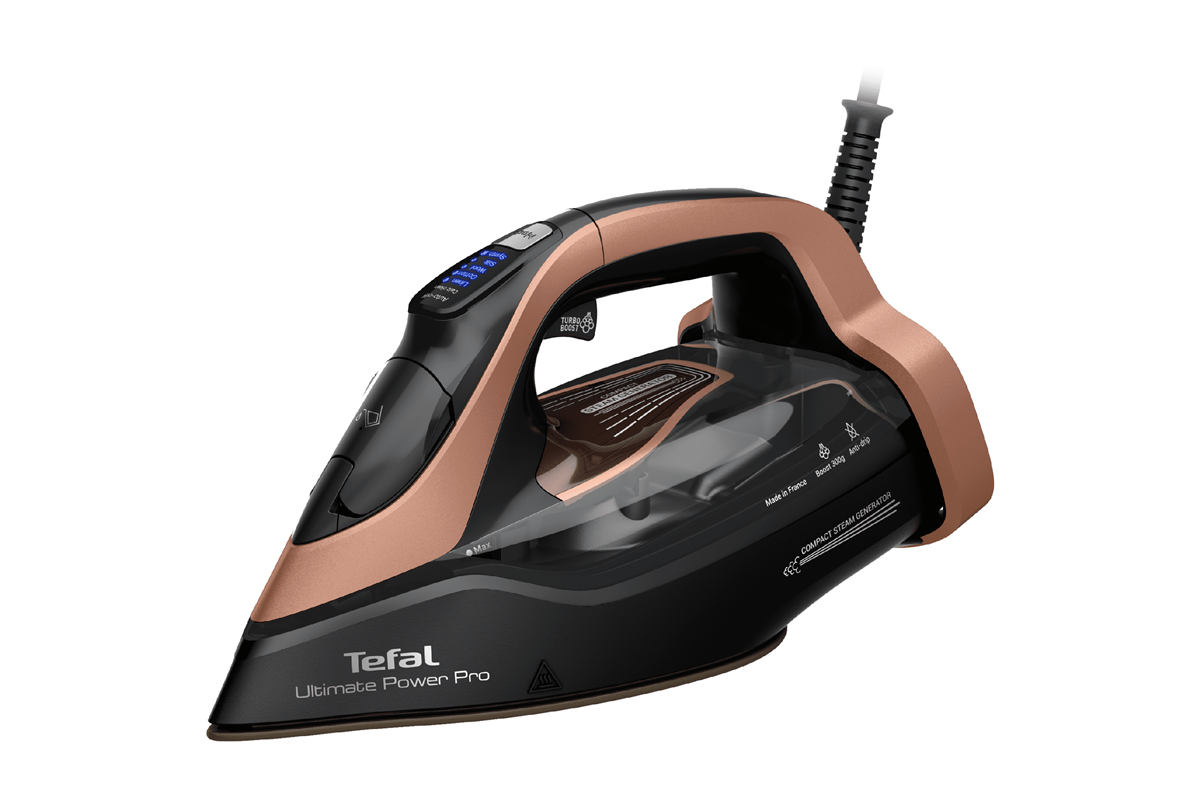 Napařovací žehlička Tefal Ultimate Power Pro FV9E50E0 Měděná/Černá