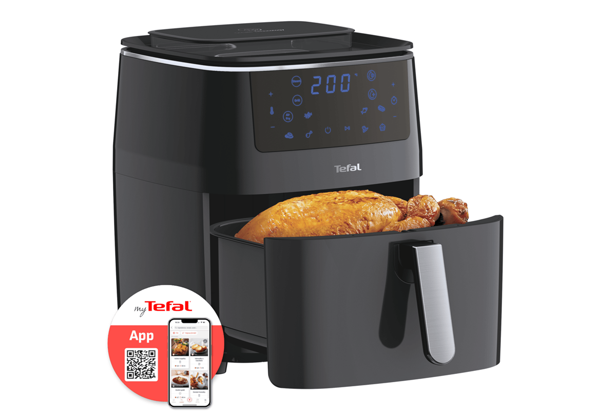 Horkovzdušná fritéza Tefal Easy Fry & Grill & Steam 3v1 FW201815 Černá