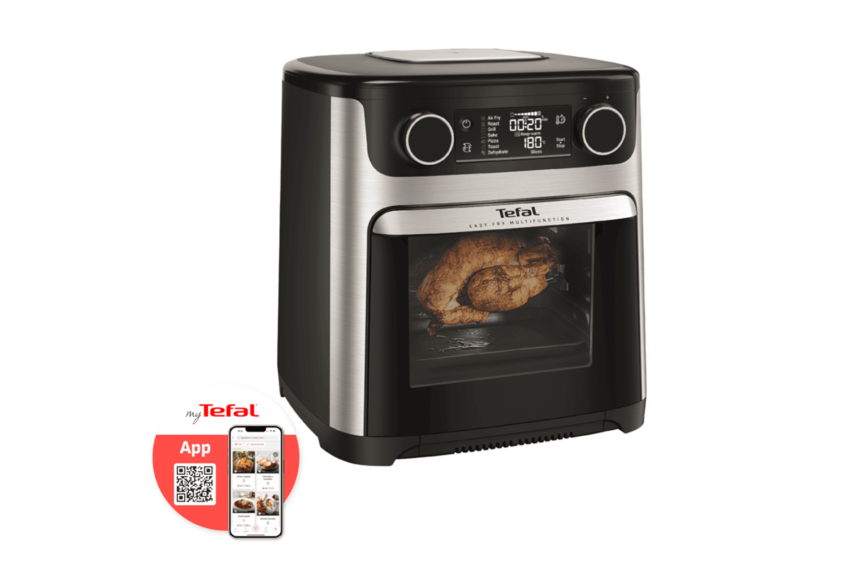 Multifunkční horkovzdušná fritéza Tefal Easy Fry 9v1 FW556DE0 Nerezová/Černá