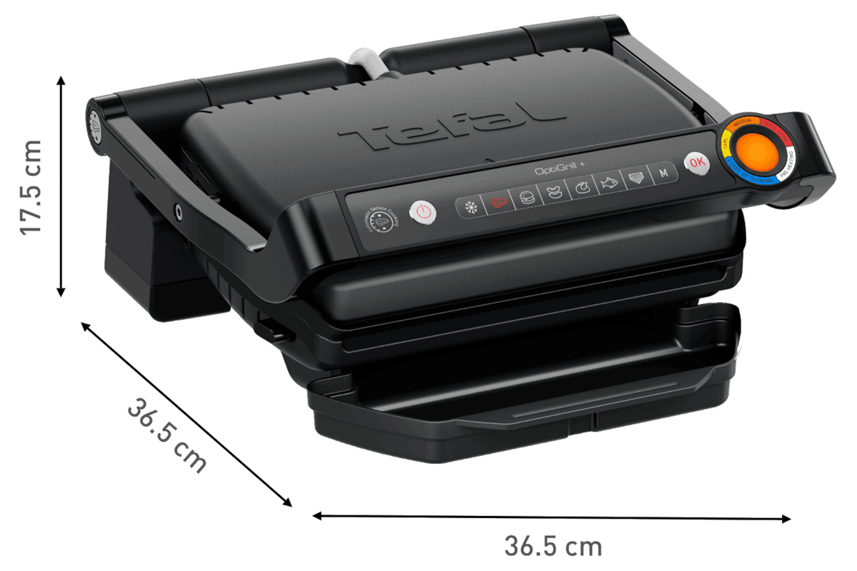 Elektrický gril Tefal Optigrill+ GC717810 Černá (obrázek 3)