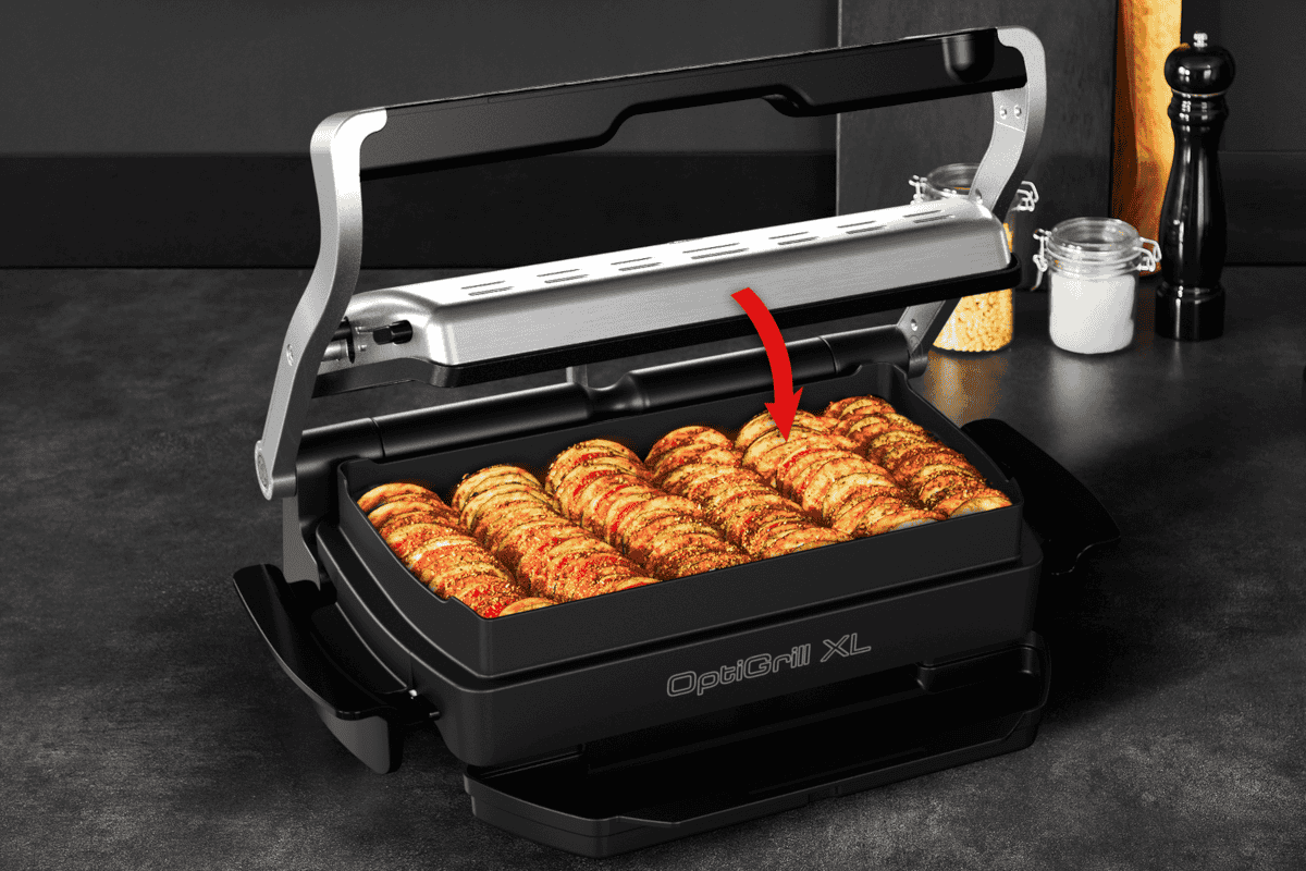 Elektrický grill Tefal Optigrill+ & Bake XL GC724D12 Černá/Nerezová (obrázek 7)