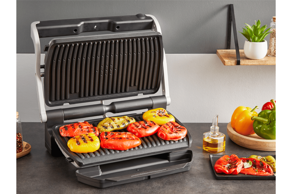 Elektrický gril Tefal OptiGrill+ XL GC727D10 Nerezový/Černý (obrázek 8)