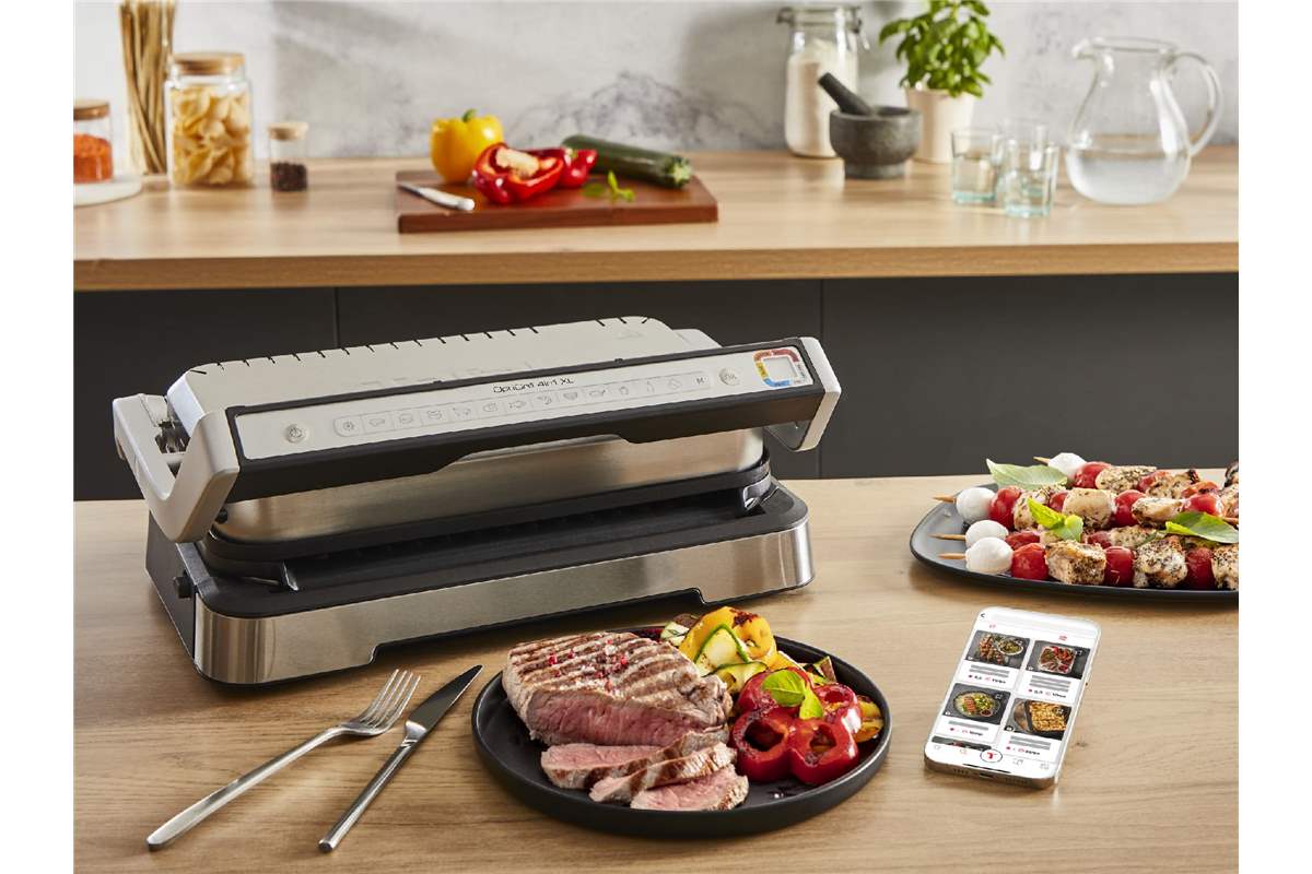 Elektrický gril Tefal OptiGrill XL 4v1 GC784D30 Nerezový/Černý (obrázek 6)