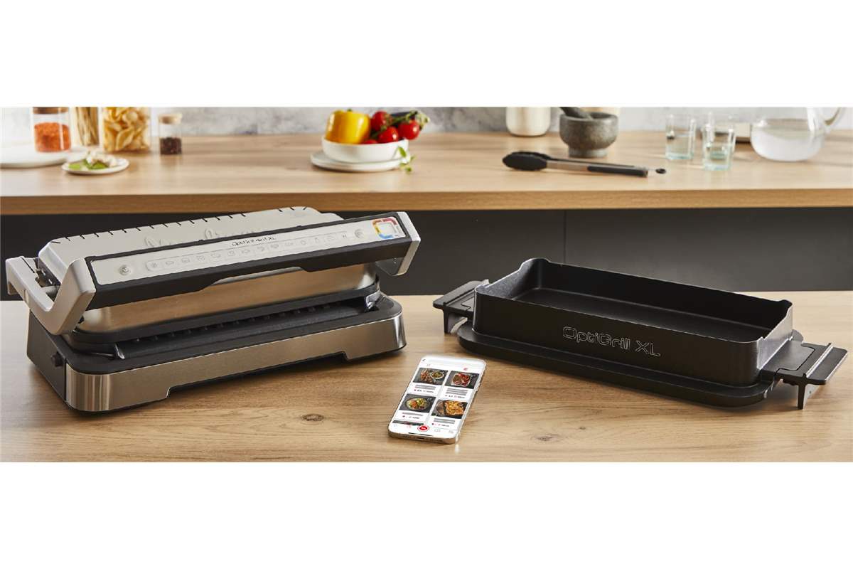 Elektrický gril Tefal OptiGrill XL 4v1 GC784D30 Nerezový/Černý (obrázek 8)