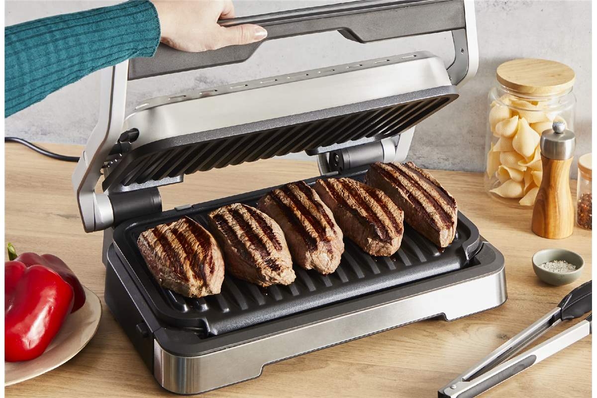 Elektrický gril Tefal OptiGrill XL 4v1 GC784D30 Nerezový/Černý (obrázek 9)