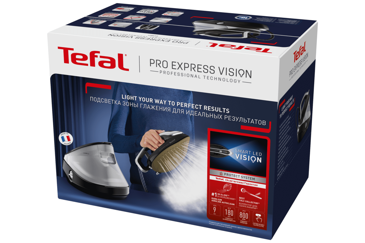 Parní generátor Tefal Pro Express Vision GV9821E0 Šedý/Černý (obrázek 6)