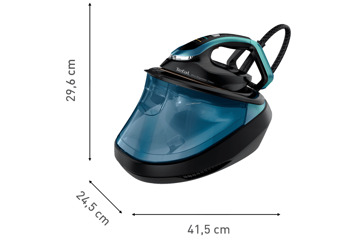 Parní generátor Tefal Pro Express Vision GV9822E1 Modrý/Černý (obrázek 3)