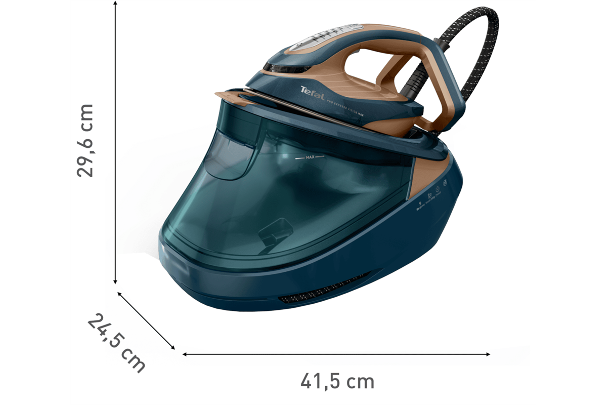 Parní generátor Tefal Pro Express Vision Max GV9920E0 Měděná/Modrá (obrázek 3)