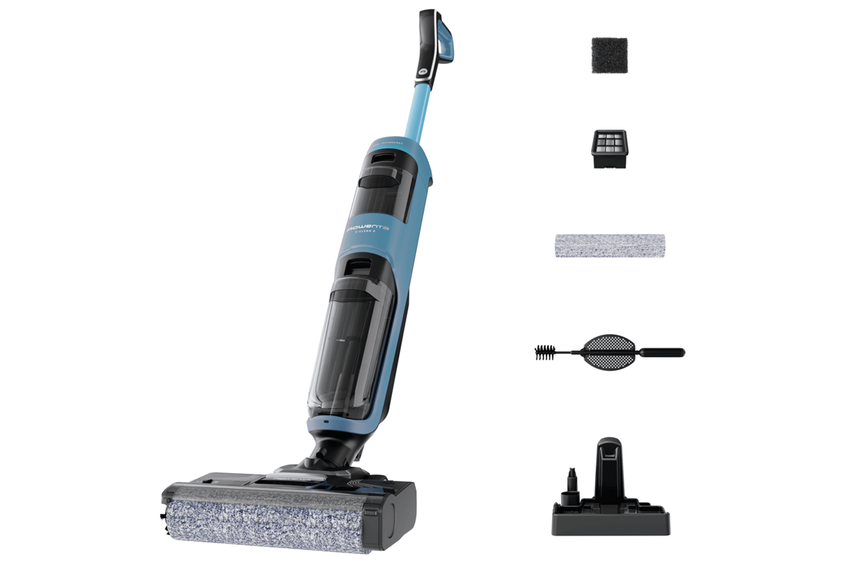 Víceúčelový vysavač Rowenta X-Clean 2 na mokré a suché vysávání GZ2271E0 Modrozelená
