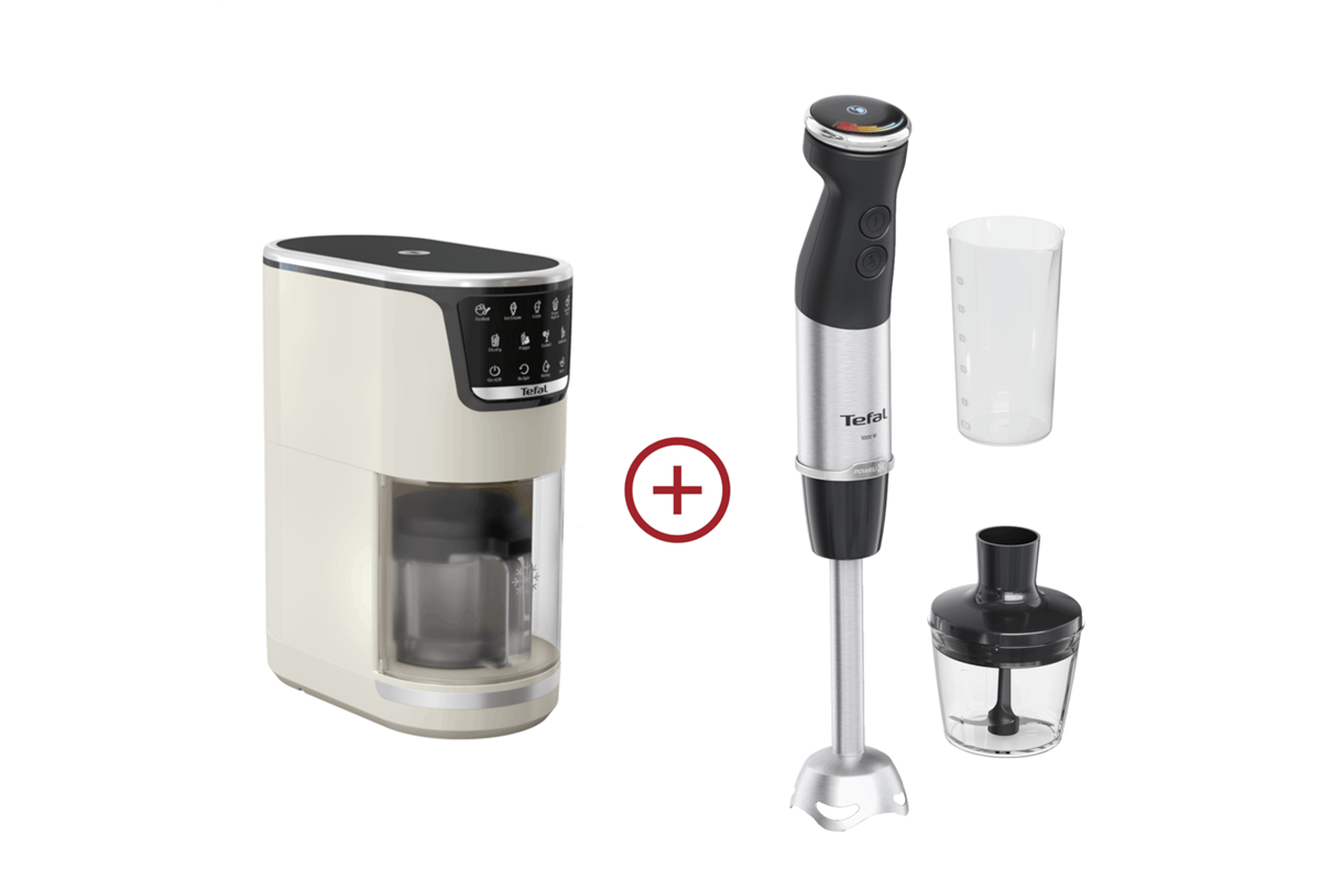 E-shop Akčný set zmrzlinovač Tefal Dolci IG602AE0 + tyčový mixér Tefal Quickchef+ HB672830