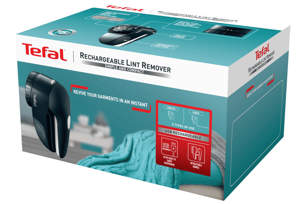 Odžmolkovač Tefal JB7002E0 Tmavě modrý/Bílý (obrázek 5)