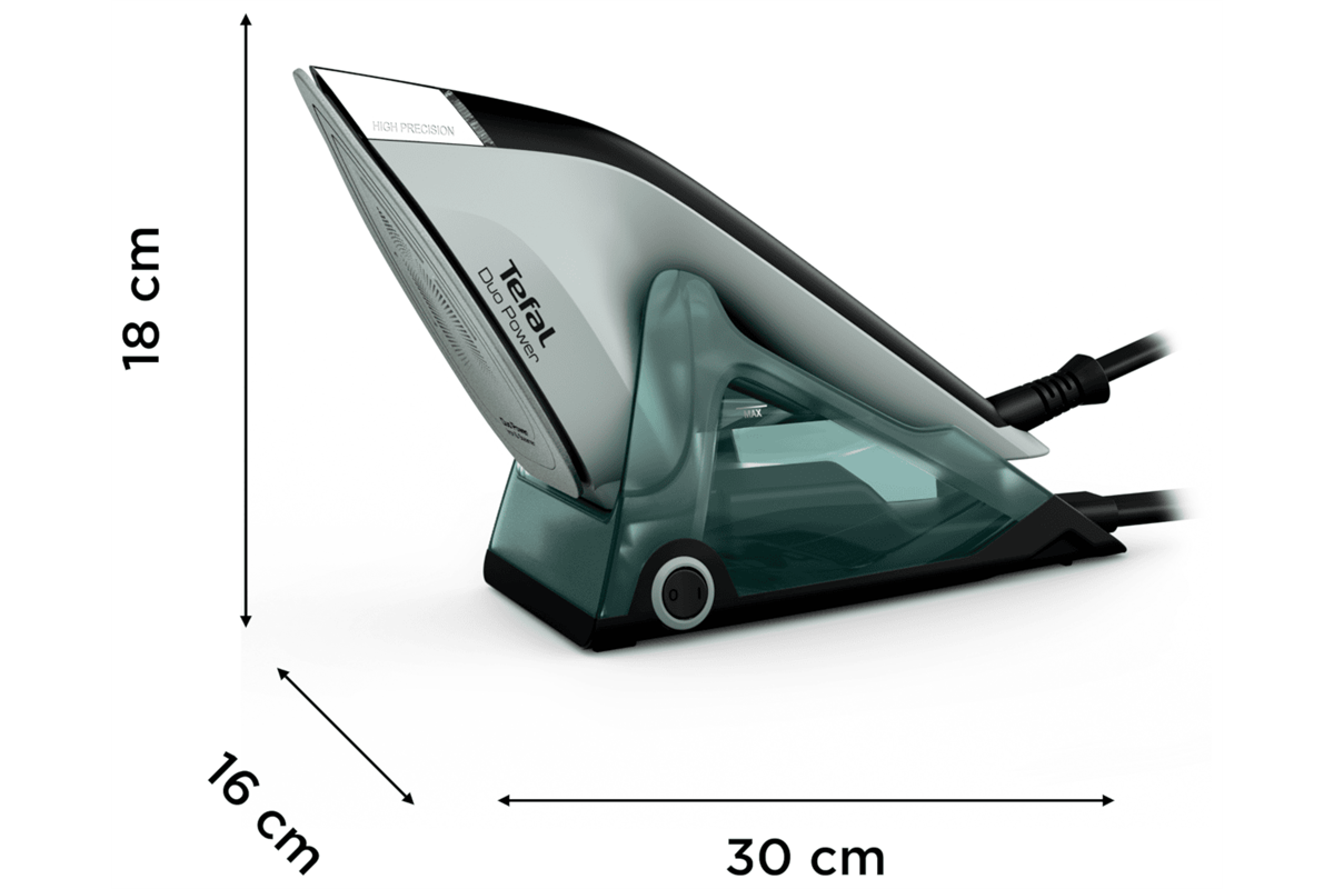 Napařovací žehlička a napařovač oděvů Tefal Duo Power 2v1 JF4031E0 Eukalyptová/Černá (obrázek 6)