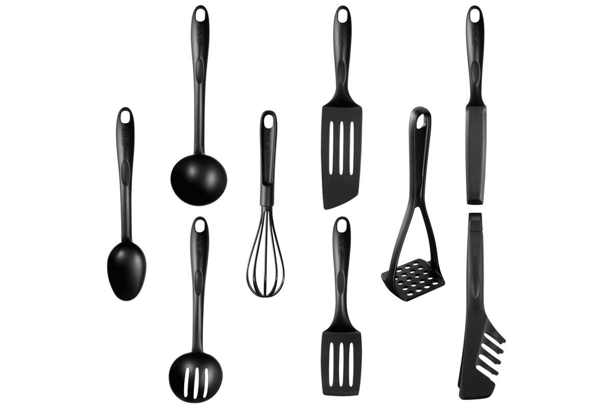 Sada kuchyňského náčiní Tefal Bienvenue 9 ks K001S925 Černá