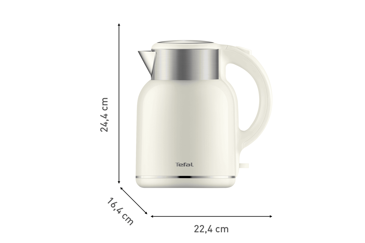 Rychlovarná konvice Tefal Thermo Protect XL KO190AE0 Nerezová/Bílá (obrázek 8)