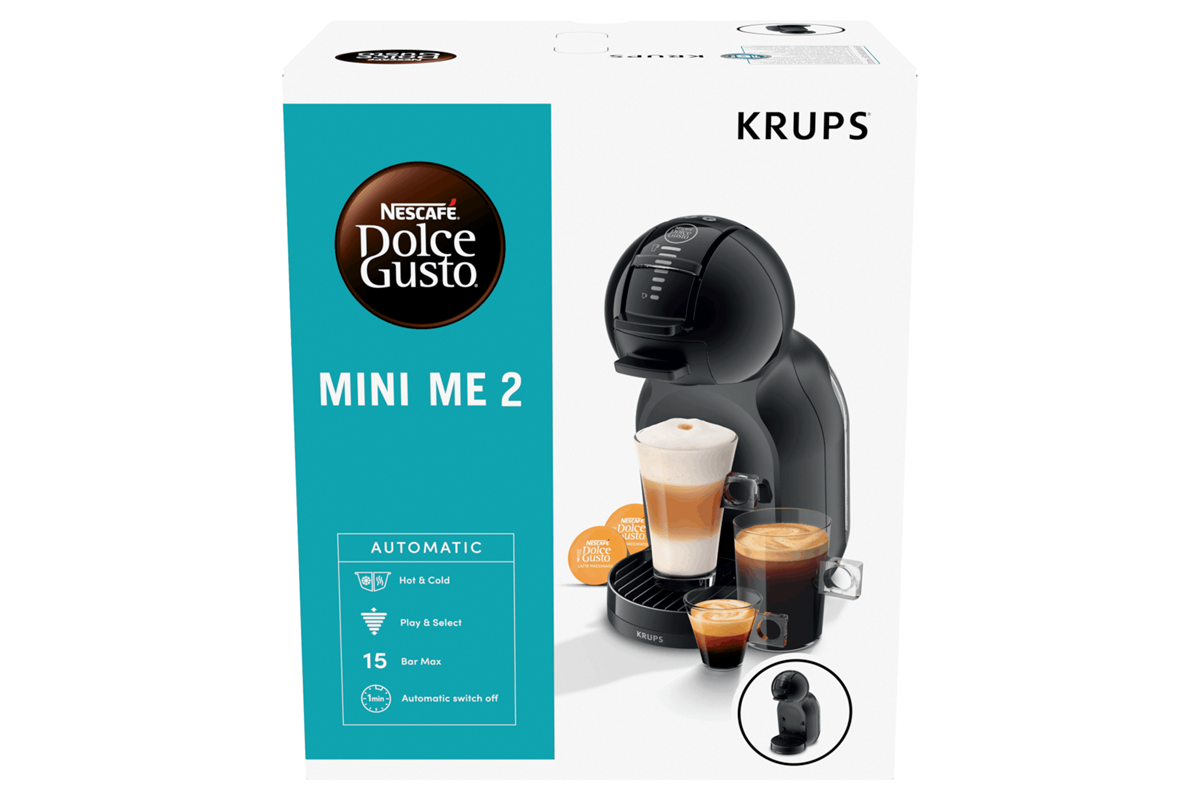 Kapslový kávovar Krups Nescafé Dolce Gusto Mini Me KP143GF0 Šedá (obrázek 10)