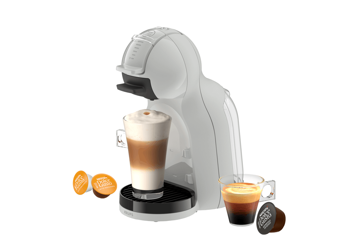 Kapslový kávovar Krups Nescafé Dolce Gusto Mini Me KP143GF0 Šedá