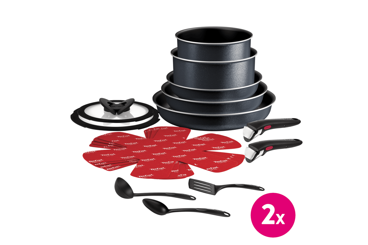 Akční set dvou sad nádobí Tefal Ingenio So Light 16 ks L7239642