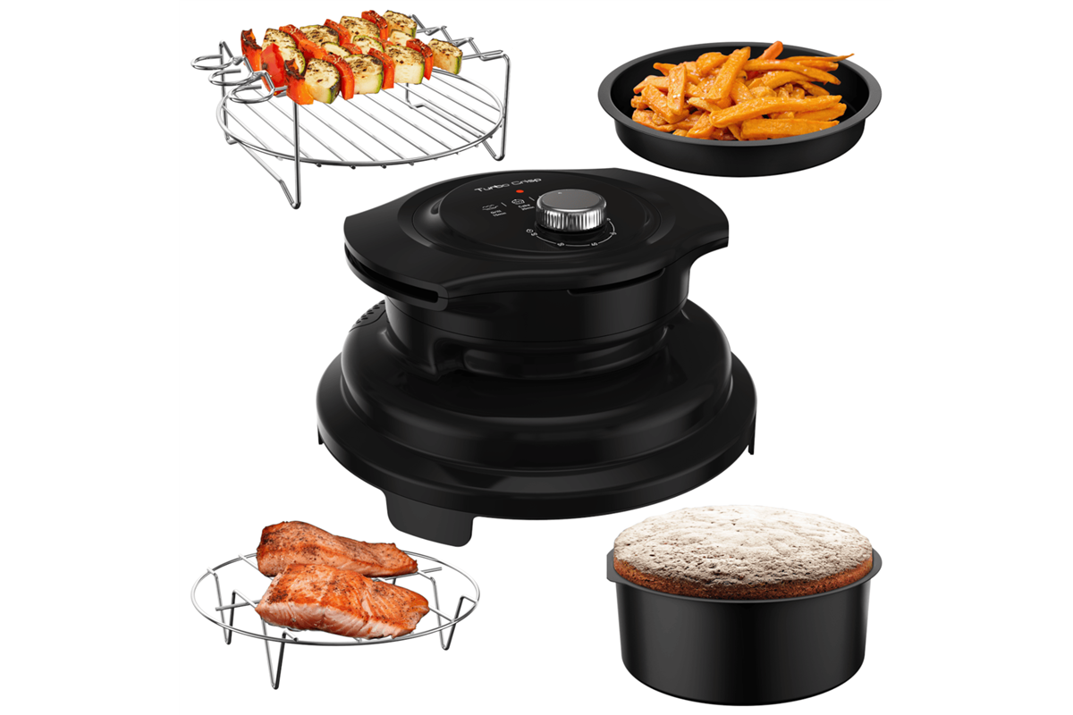 Příslušenství horkovzdušná fritéza a doplňky k multifunkčnímu hrnci Tefal Turbo Cuisine LF101810