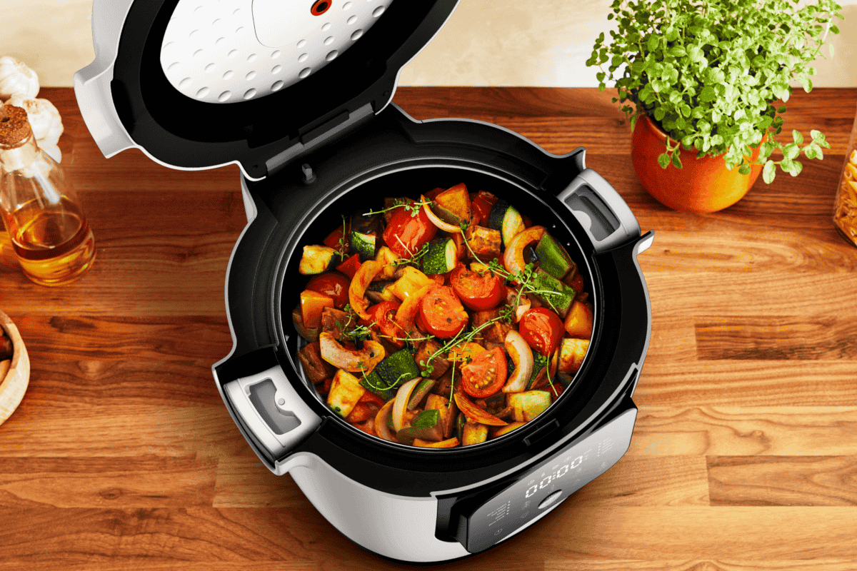 Multifunkční elektrický hrnec Tefal Multicook Basic MY700BF0 Světle šedá (obrázek 5)