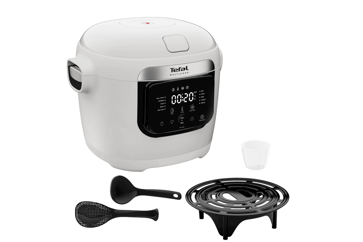 Multifunkční elektrický hrnec Tefal Multicook Basic MY700BF0 Světle šedá